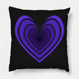Rosy Heart (Purple) Pillow
