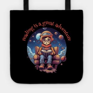 reading is a great adventure Tote