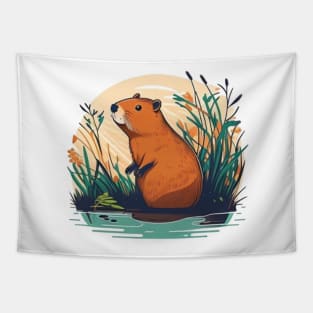 Capybara Tapestry