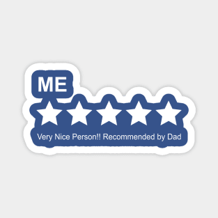 People Rating Five Star Recommend by Dad Magnet