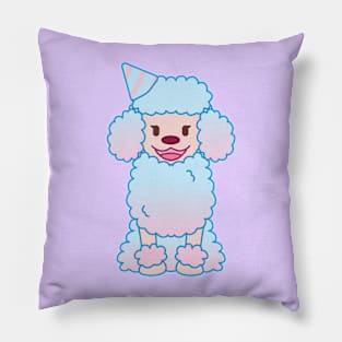 Cotton Candy Poodle Pillow