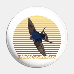 Barn Swallow Bird Watching Birding Ornithologist Gift Pin