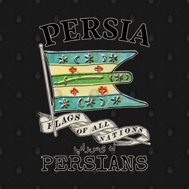 Vintage Persia Country Flag by KewaleeTee
