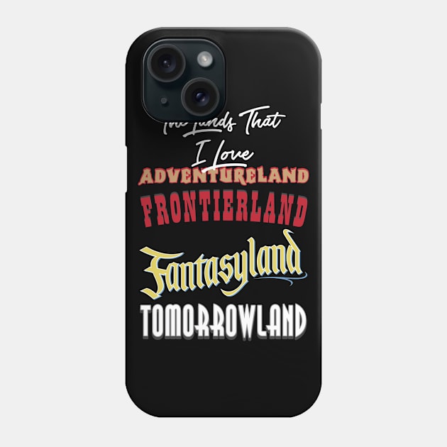 Lands That I Love Phone Case by VirGigiBurns