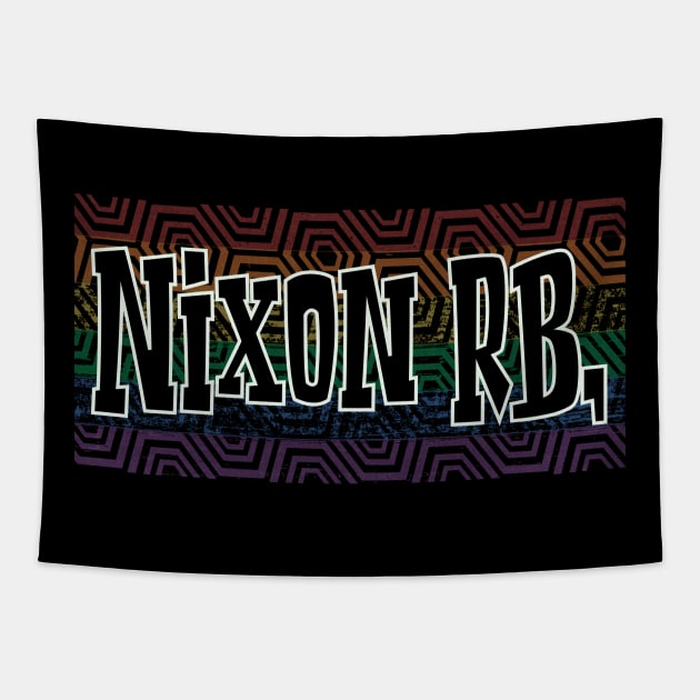 LGBTQ PATTERN AMERICA NIXON Tapestry by Zodiac BeMac