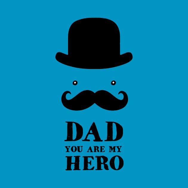 Dad Hero Hat by Golden Eagle Design Studio