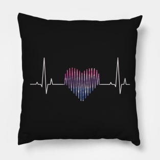 Bi heartbeat Pillow