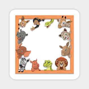 kids animals Magnet