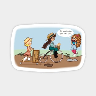 Bike Race AG dolls Magnet