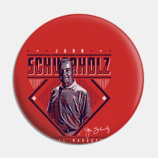 John Schuerholz Atlanta Diamond Name Pin