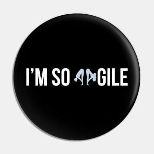 Developer I'm So Agile Pin