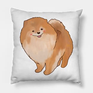 Cute pomeranian Pillow