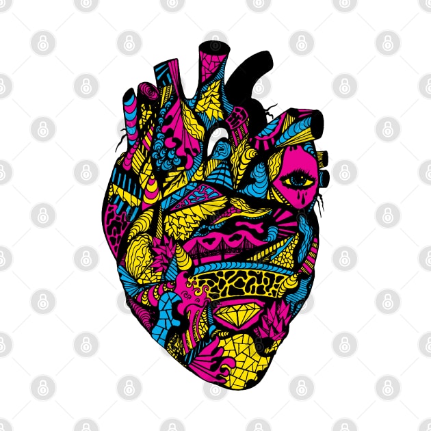 CMYK Transparent Heart by kenallouis