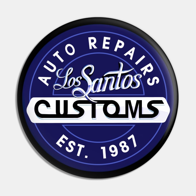 Los Santos Customs Garage San Andreas GTA T-Shirt