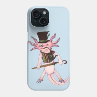 Zeus, Gentleman Axolotl Phone Case