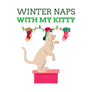 Winter naps with my kitty T-Shirt