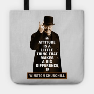 Winston Churchill Quotes Tote