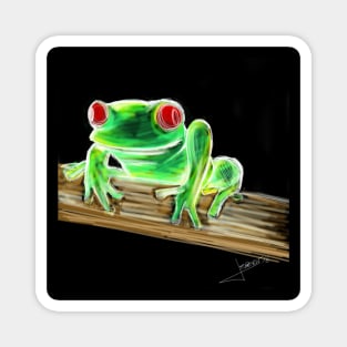 crazy frog in wild night Magnet