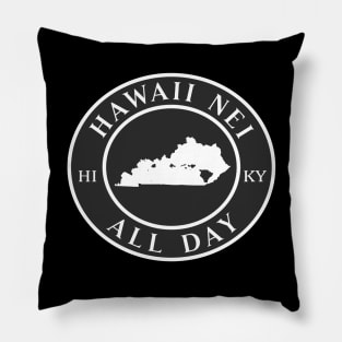 Roots Hawaii and Kentucky by Hawaii Nei All Day Pillow