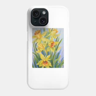 Daffodils Watercolor Painting Phone Case