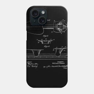 Hockey Skate Vintage Patent Drawing Phone Case