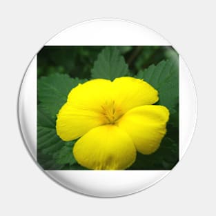 Single Yellow Flower Pin