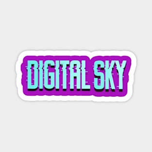 Miscellaneous Items: Digital Sky (Purple) Magnet