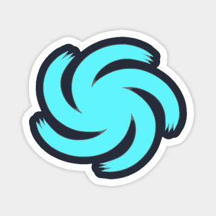 SPORE - Logo Neon Blue Magnet