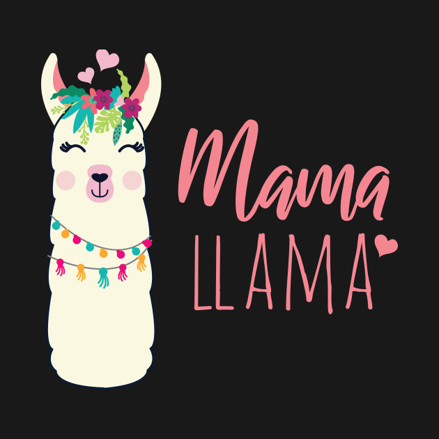 MAMA LLAMA lovely mother funny gift by Midoart