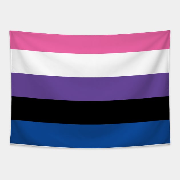 Genderfluid Pride Flag Tapestry by s.hiro