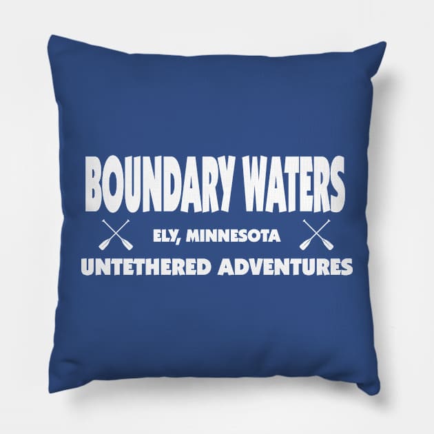 Untethered Boundary Waters Pillow by Untethered Adventures 