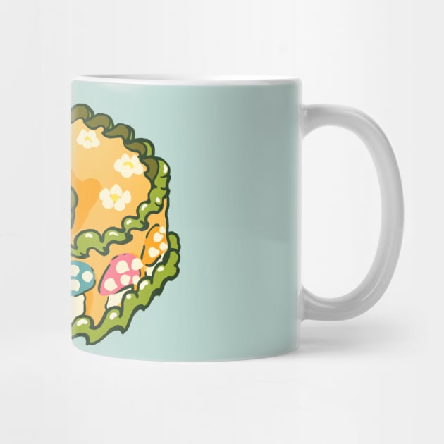 cute frog HAPPY frog' Mug