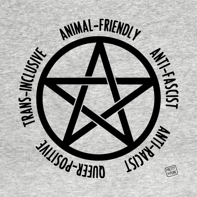 Discover Intersectional Witchcraft Pentagram - Witchcraft - T-Shirt