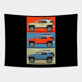 FJ Cruiser Pop Art Tapestry