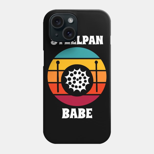 Steelpan Babe Phone Case by coloringiship