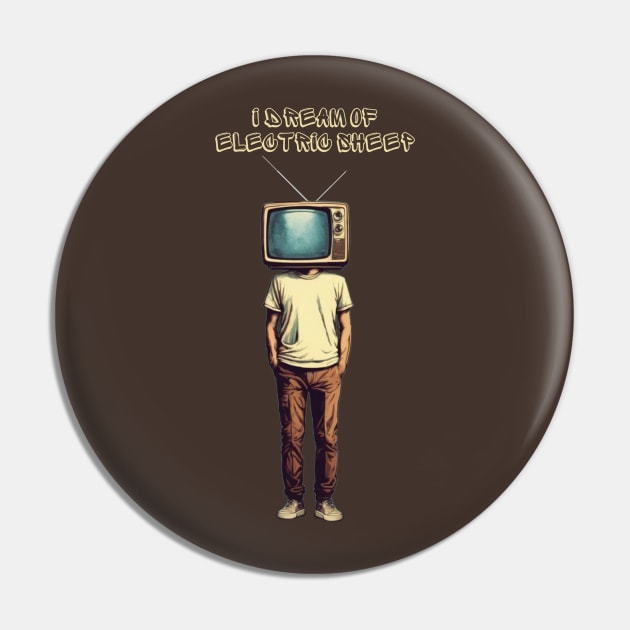 Tv Head Pin by Trip Tank