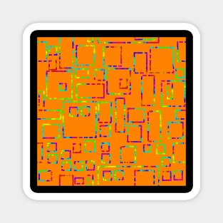 Rainbow Blocks on Orange Magnet