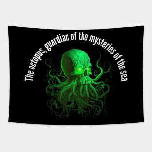 Octopus skull Tapestry