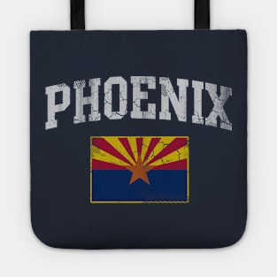 Vintage Phoenix Arizona Flag Arizonian Home Love Tote