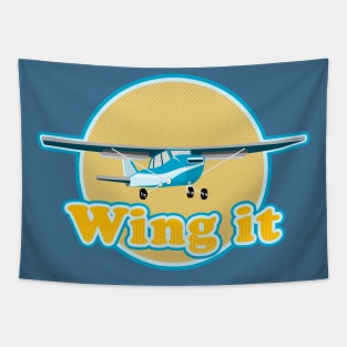 Wing it plane Tapestry