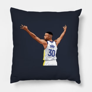 Stephen Curry Vector Back Pillow