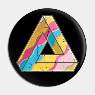 Mobius Strip Triangle Pin