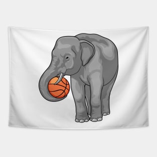 Elephant Basketball player Basketball Tapestry