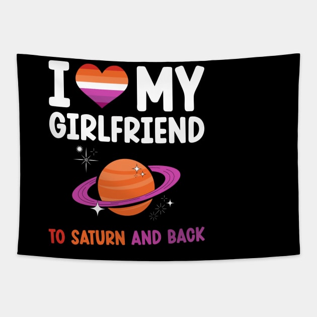 I love my girlfriend to saturn and back Tapestry by Hinode