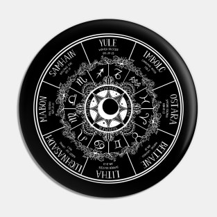 Wheel of the Year Pin