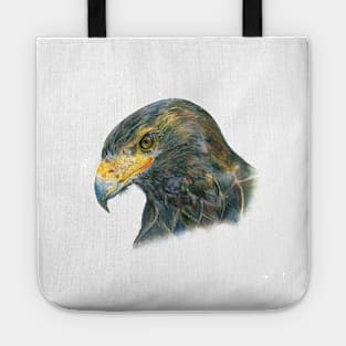 Eagle Head Hand Drawn Illustration Tote