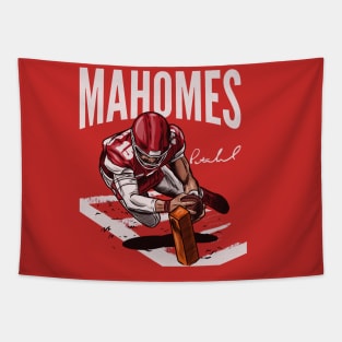 Patrick Mahomes Kansas City Dive Tapestry