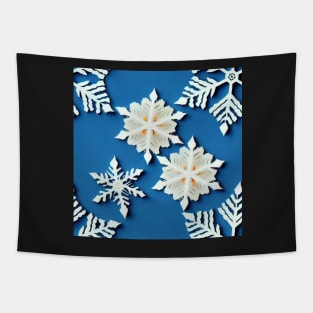 Snowflakes falling Tapestry