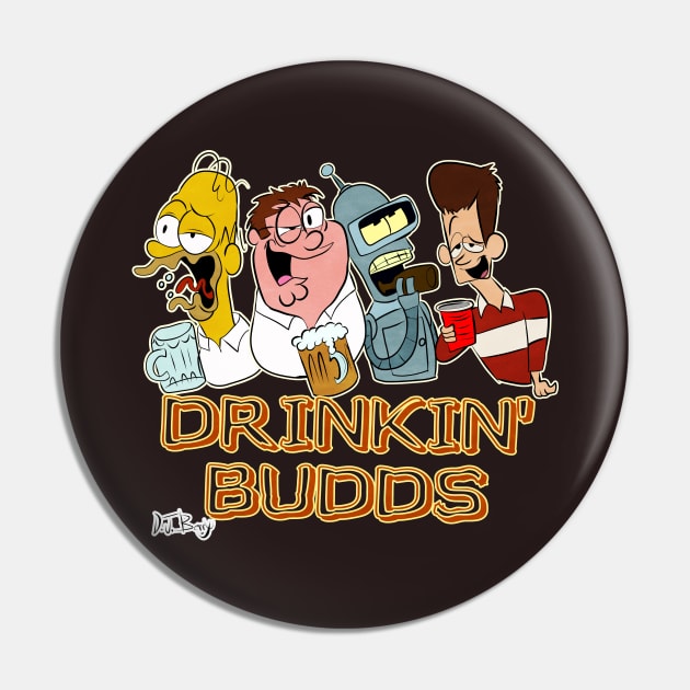 Drinkin' Budds Pin by D.J. Berry