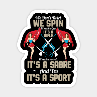 MARCHING BANDS: Spin Rifle Sabre Sport Magnet